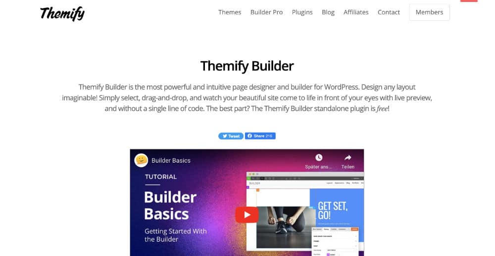 Themify WordPress Page Builder