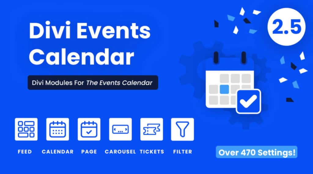 Divi Plugins Divi Events Calendar