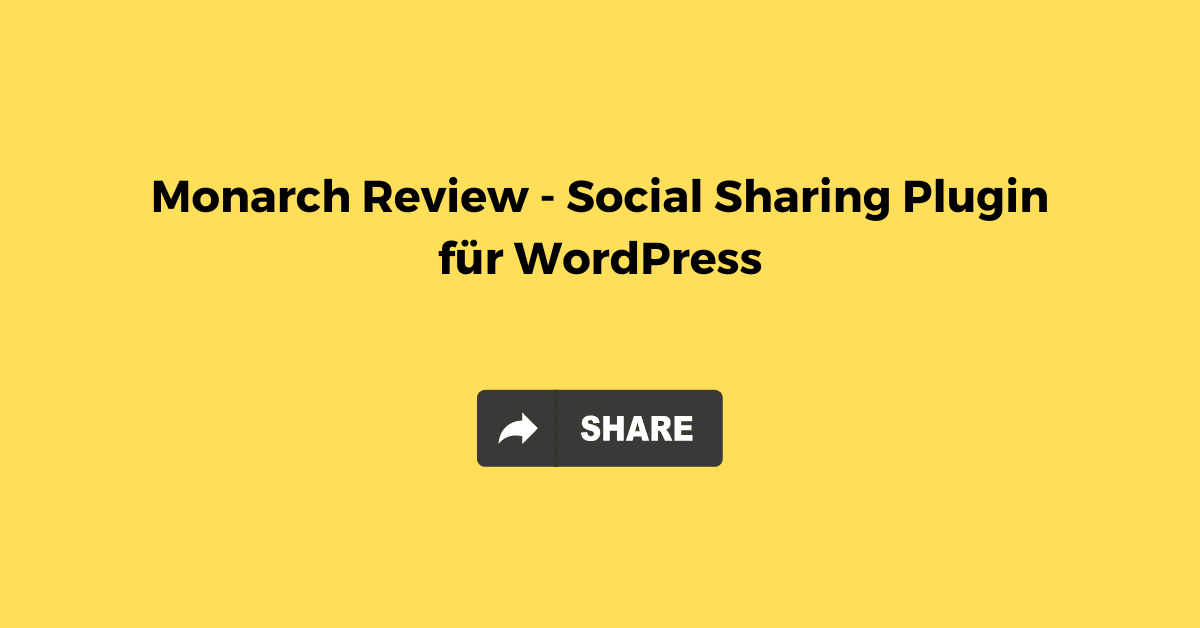Monarch Review - Social Sharing Plugin für WordPress