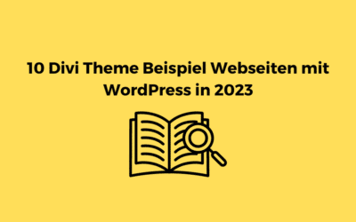 10 Divi Theme Beispiel Webseiten mit WordPress in 2023