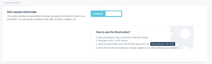 Divi Layouts Shortcode mit Divi Toolbox erstellen