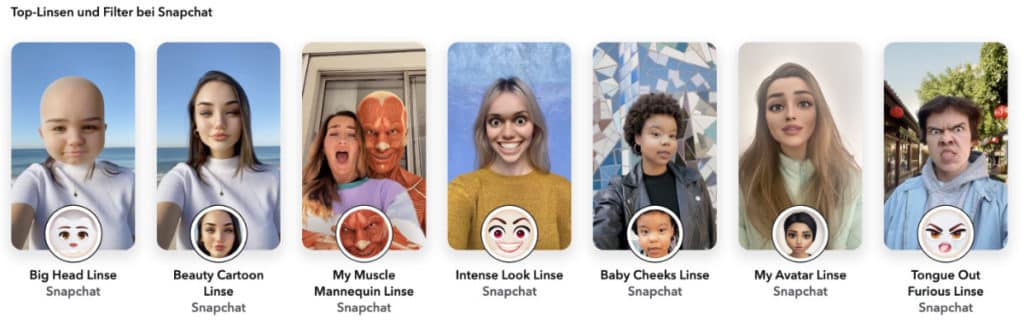 AI Gesichtserkennung mit Snapchat Filter