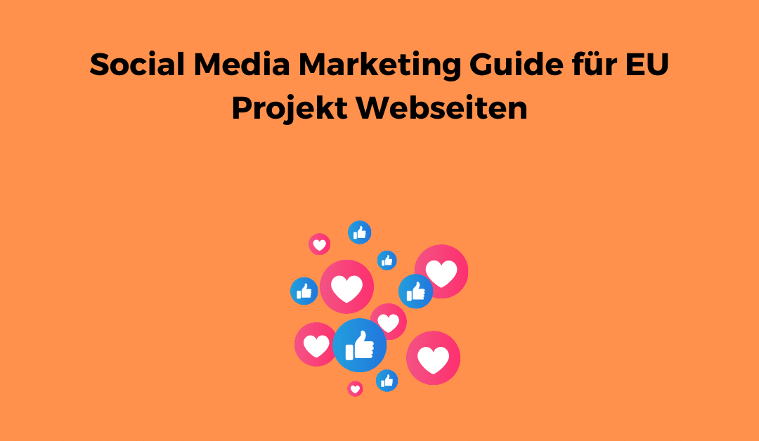 Social Media Marketing Guide für EU Projekt Webseiten