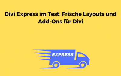 Divi Express im Test: Frische Layouts und Add-Ons für Divi