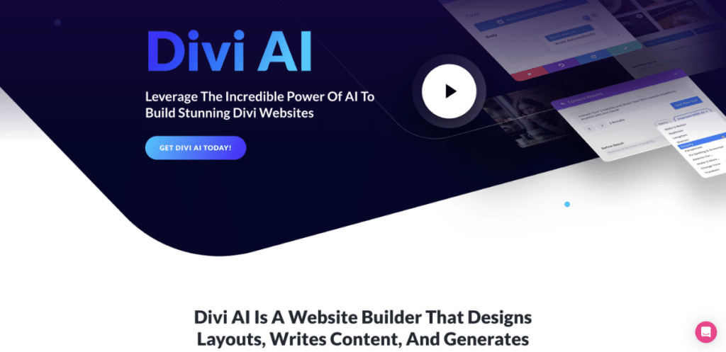 Divi AI WordPress Page Builder