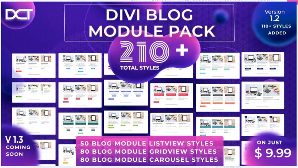 Divi Blog Module pack